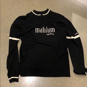 Vintage 1/4 zip cycling jumper / sweater